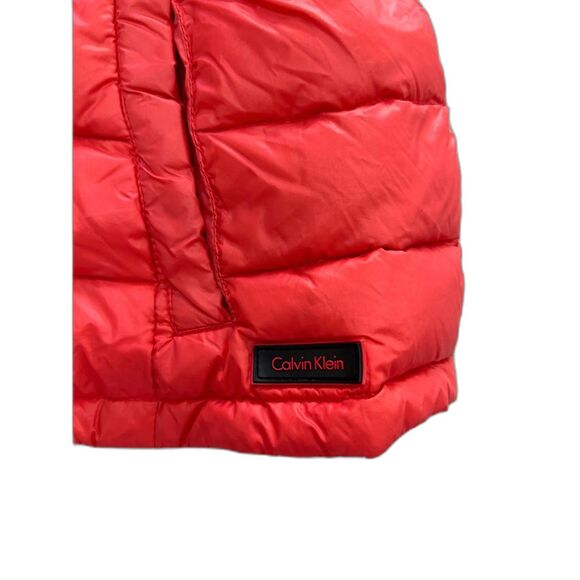 CK Calvin Klein Coral Puffer Vest Size M - Picture 2 of 6
